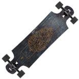 LANDYACHTZ "Drop Hammer - Pinecone" Complete Longboard Skateboard 36.5" x 10" BLACK Carve  Freeride