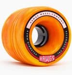 LANDYACHTZ "Fattie" HAWGS  63mm 78a  ORANGE Skateboard Wheels Slide Freeride Longboard