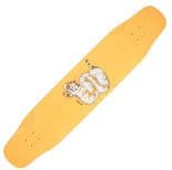 LANDYACHTZ "Stratus Chill Cat" Longboard Skateboard  Deck 45.5" x 9.25"  PASTEL ORANGE Dance