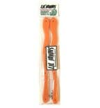 LIL JAWNS x SNOT WHEELS "Drip" Skateboard Rails 13.5" Slide Bars ORANGE Pair