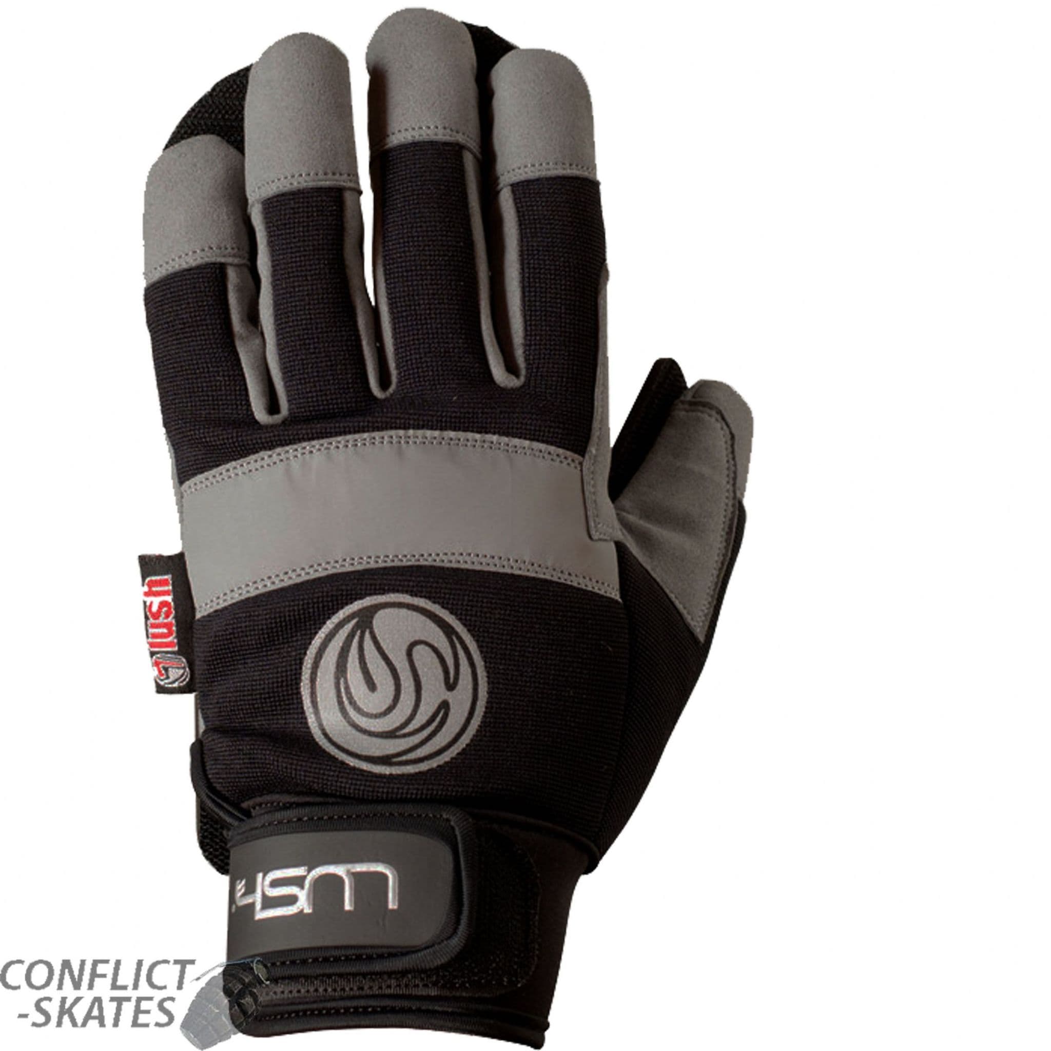 Triple 8 Skateboard Pads Downhill Longboard Black Slide Gloves - X-Small - View #10