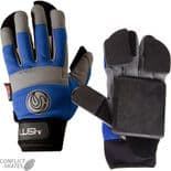 LUSH "Freeride" Slide Gloves Skateboard Longboard BLUE SMALL only Downhill Race Protection