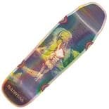 MADNESS "Halftone Son" Skateboard Deck 9.5" x 32" Holographic Pool Park Old Skool Shaped R7