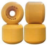 MADRID "Fly" Skateboard Wheels  60mm 90a  YELLOW  1980s Old Skool Stranger Things