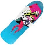 MADRID "Shamen" Skateboard Deck 9.875" x 30.5" BLUE 1985 Old Skool