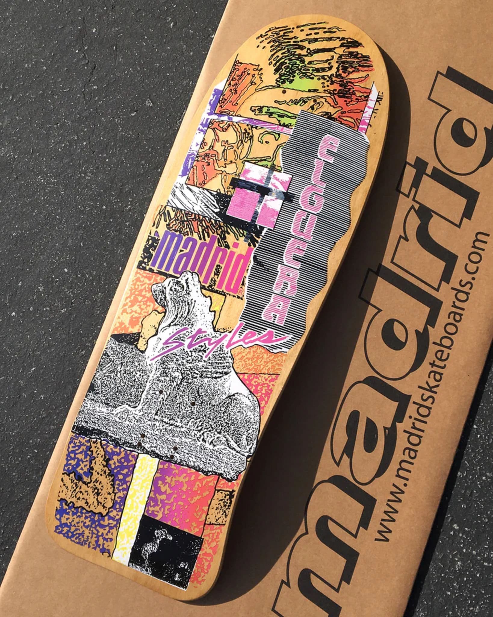 MADRID & x22;El Gato& x22; Eddie Elguera Skateboard Deck 9 75& x22