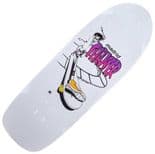 MADRID "Thruster" Skateboard Deck 9.75" x 29.375" WHITE Old Skool 80s OG Concave