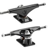 MINI LOGO "763"  Skateboard Trucks 129mm  7.63" BLACK Pair Street Ramp