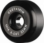 MINI LOGO "A-Cut 2" Skateboard Wheels 53mm 101a BLACK Park Street Ramp