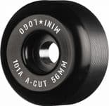 MINI LOGO "A-Cut 2" Skateboard Wheels 56mm 101a BLACK Park Street Ramp
