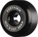 MINI LOGO "A-Cut 2" Skateboard Wheels 58mm 101a BLACK Park Street Ramp