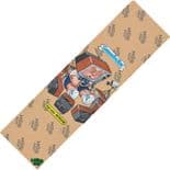 MOB / GARBAGE PAIL KIDS "Tee Vee Stevie" CLEAR Skateboard Griptape 9" x 33" Santa Cruz GPK