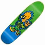 NEW DEAL "Alien" John Montessi Skateboard Deck 8.875" Screen Printed  GREEN  1992