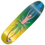 NEW DEAL "Alien" Mike Vallely Skateboard Deck 9.18" HT  NEON  1991