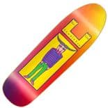 NEW DEAL "Bull Man" Ed Templeton Skateboard Deck 9.35" NEON  HT  7 PLY 1991