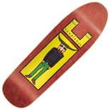 NEW DEAL "Bull Man" Ed Templeton Skateboard Deck 9.35"  Screen Printed  RED V-PLY 1991