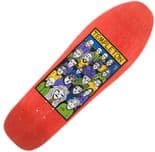 NEW DEAL "Crowd" Ed Templeton Skateboard Deck 10.125"  Screen Printed  RED  Ltd Edition 1990s