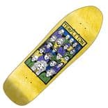 NEW DEAL "Crowd" Ed Templeton Skateboard Deck 10.125"  Screen Printed  YELLOW  Ltd Edition 1990s (1)