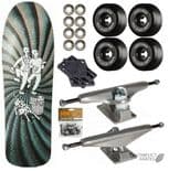 NEW DEAL "Douglas - Chums" Skateboard  Complete 9..75" x 31.3"  METALLIC 1990s Old Skool