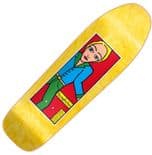 NEW DEAL "Man" Ed Templeton Skateboard Deck 9.625" YELLOW  HT  V-PLY 1991