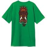 NEW DEAL "Mike Vallely - Mammoth" Skateboard T-Shirt KELLY GREEN S or M 1990s Tee