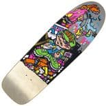 NEW DEAL "Molotov Kid" Andy Howell Skateboard Deck 9.875"  SCREEN PRINT  NATURAL Ltd Edition 1990s