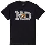 NEW DEAL "N*D Logo" Skateboard T-Shirt BLACK M or L only1990s Tee