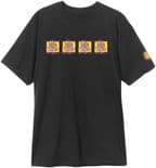 NEW DEAL "Original Napkin 4 Bar Logo" Skateboard T-Shirt BLACK S M L 1990s Tee