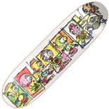 NEW DEAL "Skypod - Slick" Ron Knigge Skateboard Deck 8.38" x 31.7" WHITE 1990s