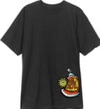 NEW DEAL "Spray Can" Skateboard T-Shirt BLACK S only 1990s Tee