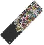 NEW DEAL "Sticker Pile" Skateboard Griptape 10" x 33" BLACK Grip Tape 1990s Old Skool