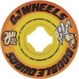 OJ "Double Duros - Mini Combo" Skateboard Wheels 53mm  95a / 101a ORANGE OJs