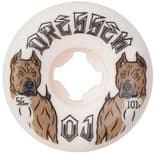 OJ "Elite Mini Combos - Dressen Pit" Skateboard Wheels 56mm 101a WHITE Park Street OJs