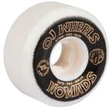OJ "Elite Nomads" Skateboard Wheels 57mm 95a WHITE Park Street Ramp OJs