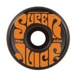 OJ "Super Juice" Skateboard Wheels by Santa Cruz BLACK 60mm 78a 1970s Cruise