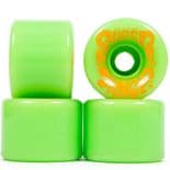 OJ "Super Juice" Skateboard Wheels by Santa Cruz LIME GREEN 60mm 78a 1970s Cruise