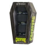 OJ WHEELS / CREATURE "Coffin Box - Blood Suckers" Skateboard Wheels 54mm 97a BLACK