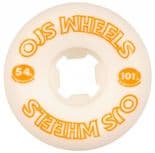 OJs WHEELS "From Concentrate - Hardline" Skateboard Wheels 54mm 101a WHITE Street Park OJs