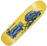 POLAR SKATE Co. "Drivers License P9 - Rozenberg" Skateboard Deck 8.625" x 32" YELLOW  Pool inc. GRIP