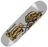 POLAR SKATE Co. "Drivers License - Rozenberg" Skateboard Deck 8.25" x 31.875" GREY  inc. GRIP