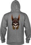 POWELL PERALTA "Andy Anderson - Skull" Skateboard Hooded Sweatshirt GUNMETAL Hoody M L XL