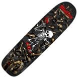 POWELL PERALTA Bones Brigade Rodney Mullen Series 16 Skateboard Deck BLACK / GOLD 7.4" 1980s Ltd