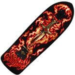 POWELL PERALTA Bones Brigade Tommy Guerrero Series 16 Skateboard Deck BLACK / GOLD 9.75" 1980s Ltd