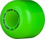 POWELL PERALTA / BONES Mini-Cubic Skateboard Wheels 95a LIME GREEN 1980s Old Skool