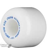 POWELL PERALTA / BONES Mini-Cubic Skateboard Wheels 95a WHITE 1980s Old Skool