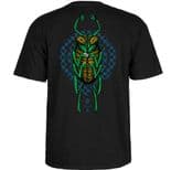POWELL PERALTA "Bug  - Vallely" Skateboard T-Shirt BLACK Bones Brigade Tee