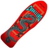 POWELL PERALTA Caballero "Chinese Dragon" Skateboard Deck 10" x 30"  RED / SILVER Cab
