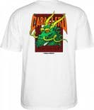 POWELL PERALTA "Caballero Street Dragon" Skateboard T-Shirt WHITE S M L XL Tee CAB