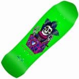 POWELL PERALTA "Chris Hiett - Skull"  Skateboard Deck 9.5" x 31.13" GREEN Pool Park