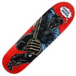 POWELL PERALTA  "Chris Senn - Cop" Skateboard Deck 9.13" x 31.625" RED 1990s Sean Cliver
